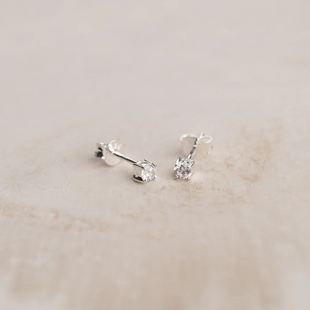 ENA SILVER EARRING - 3mm - Image 4