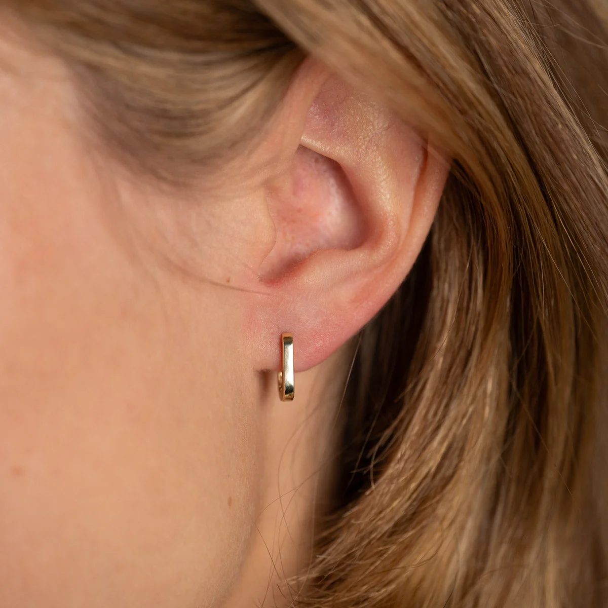 FRANCIE SOLID GOLD EARRING - Image 5
