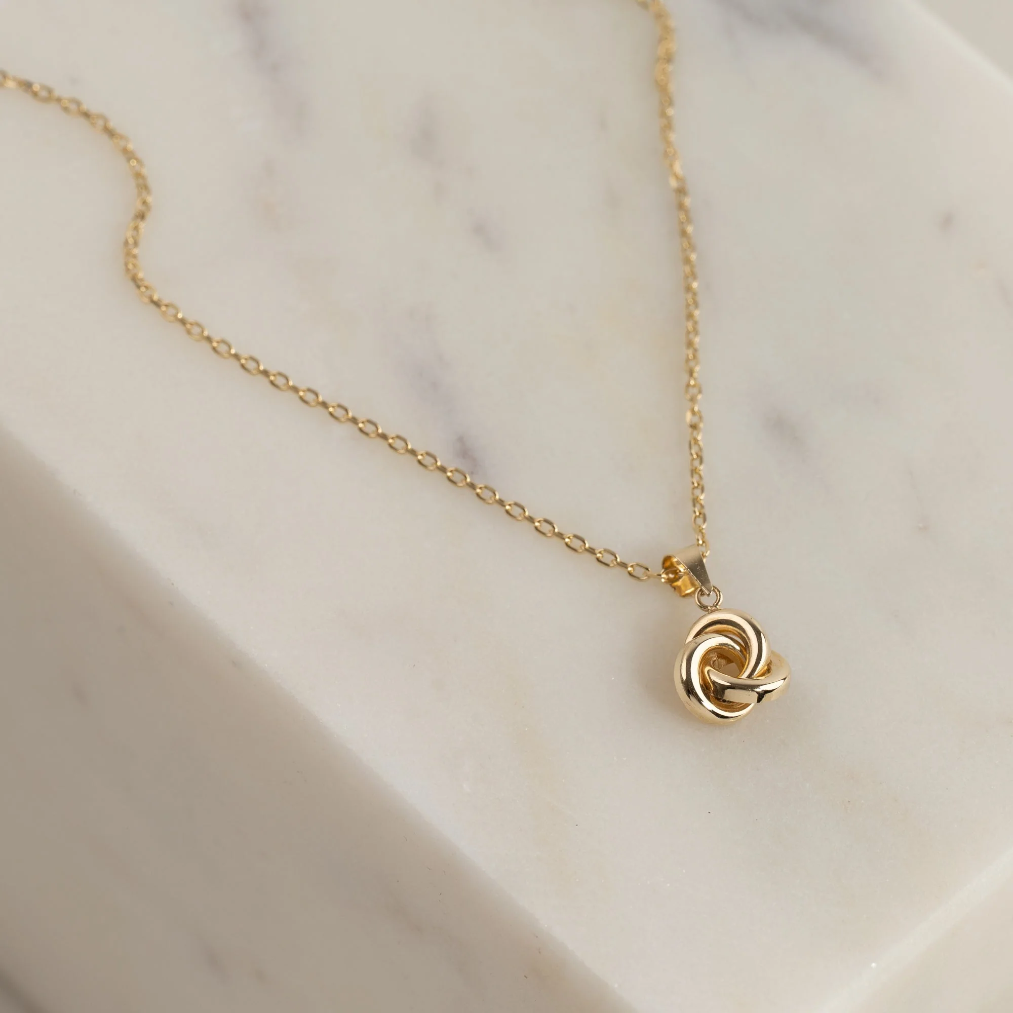 FREJA SOLID GOLD PENDANT - 9 mm - Image 5