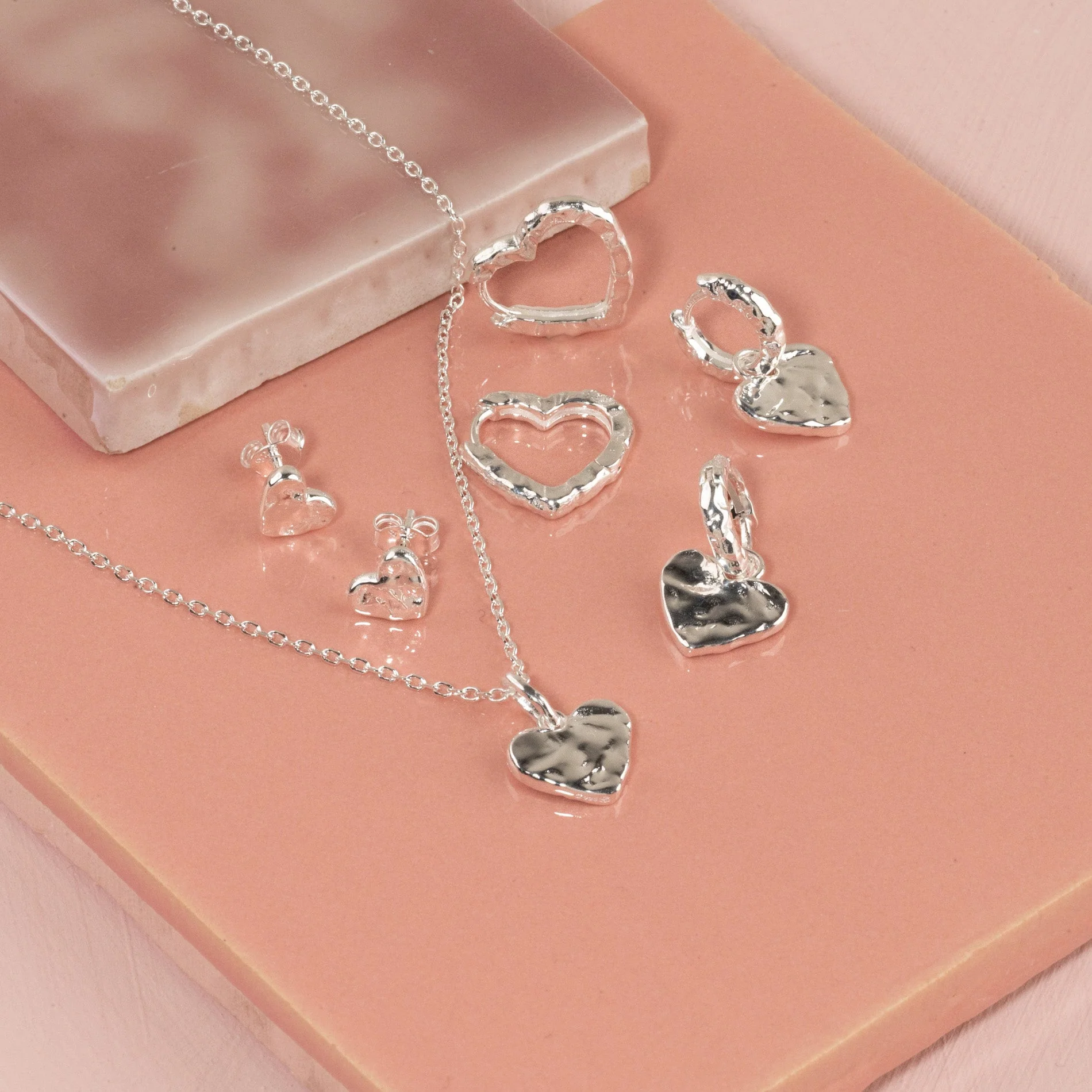 FREYA SILVER CREOL EARRING - Image 8