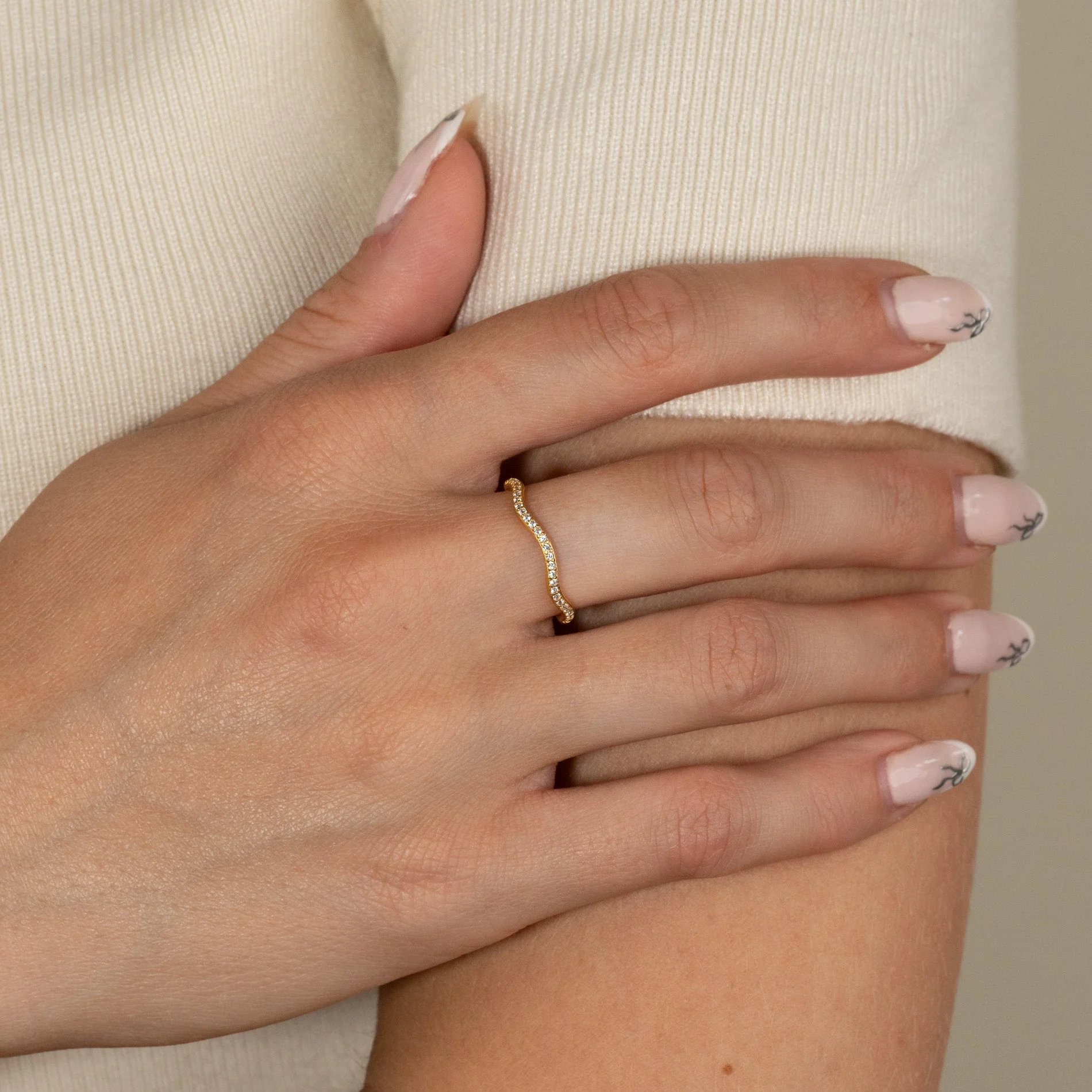 GAIA CRYSTAL GOLDEN RING - Image 5