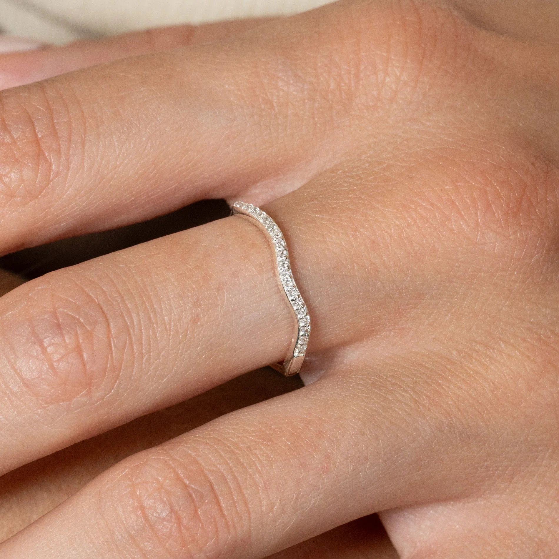 GAIA CRYSTAL SILVER RING - Image 2