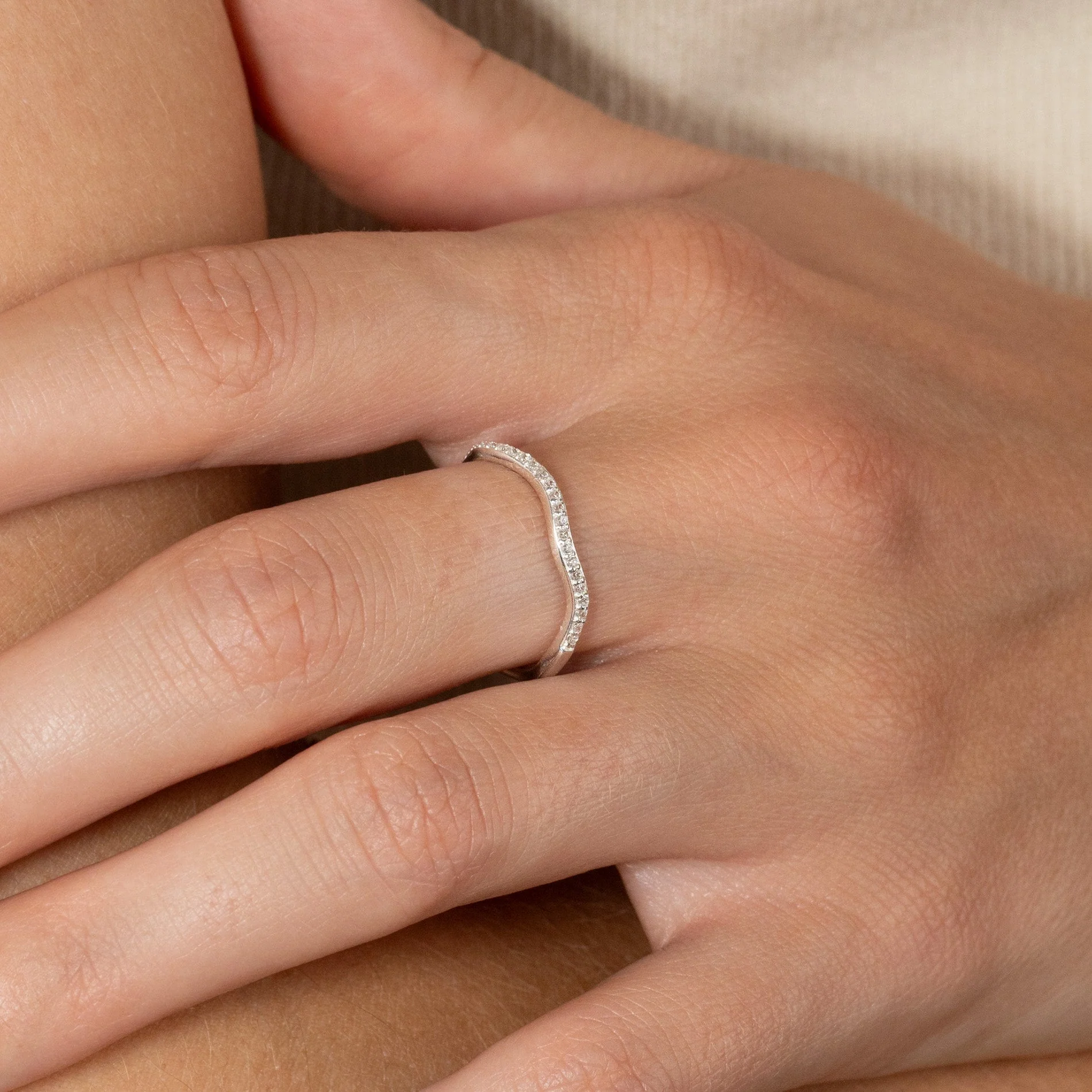 GAIA CRYSTAL SILVER RING - Image 6