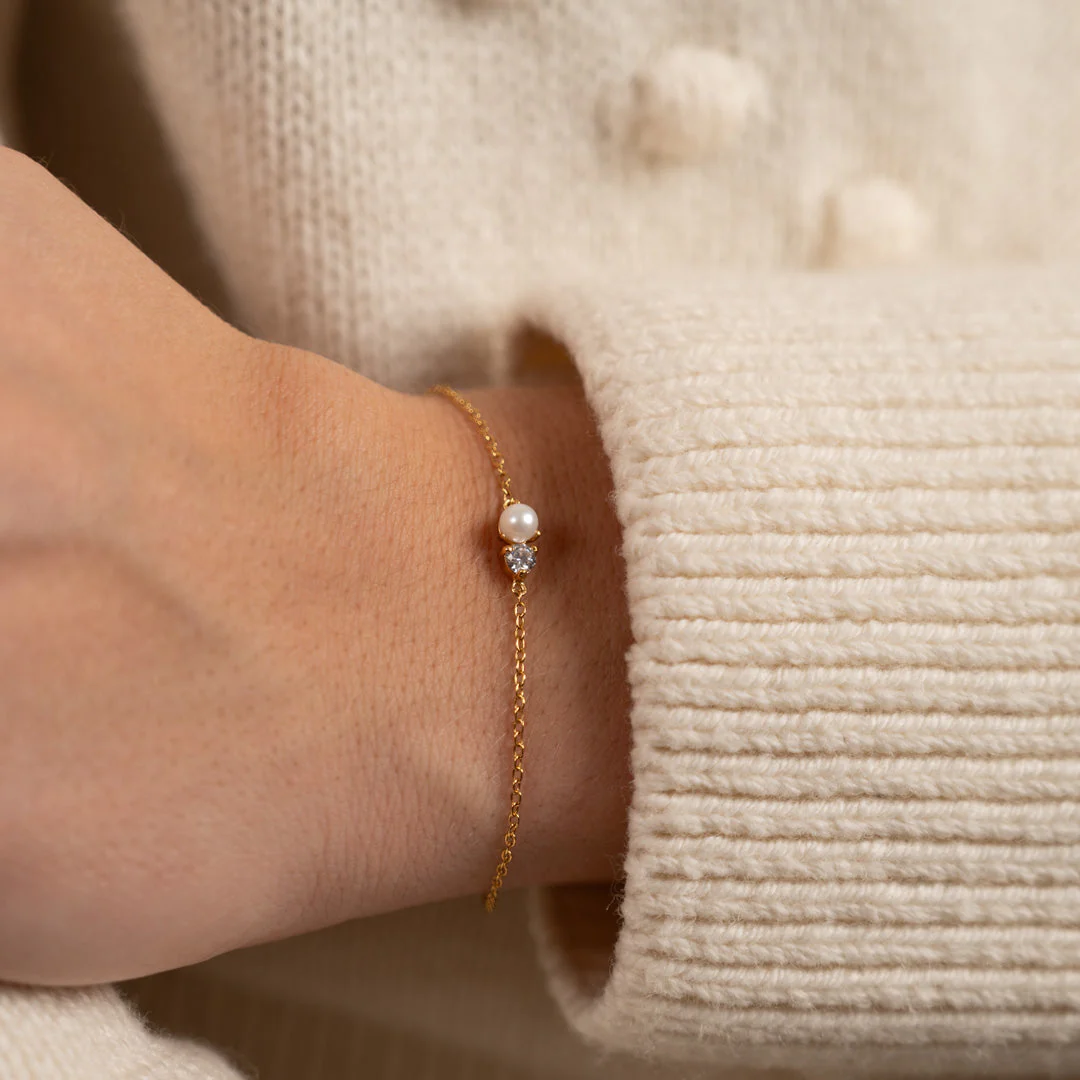 HANNAH PEARL GOLDEN BRACELET - Image 4