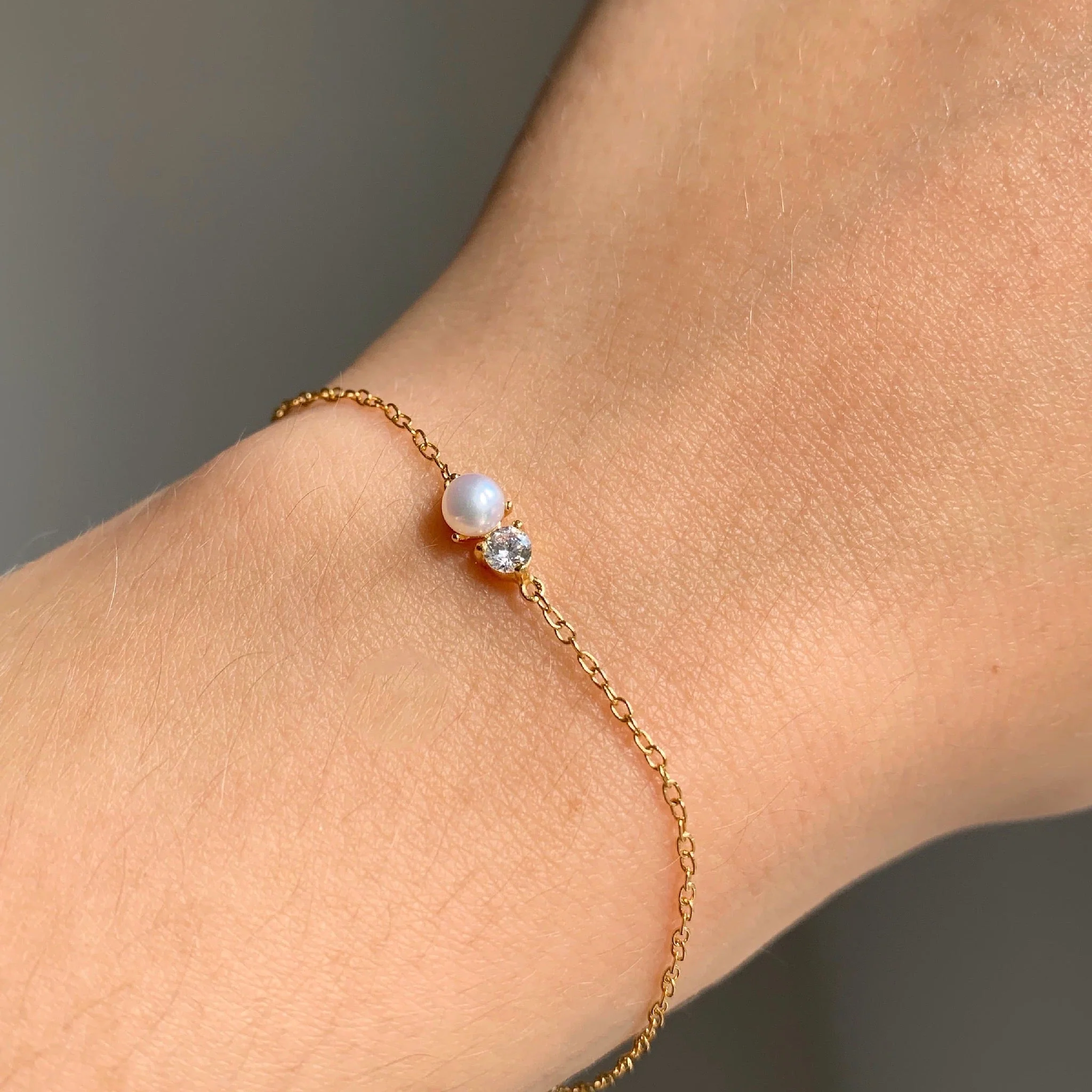 HANNAH PEARL GOLDEN BRACELET - Image 7