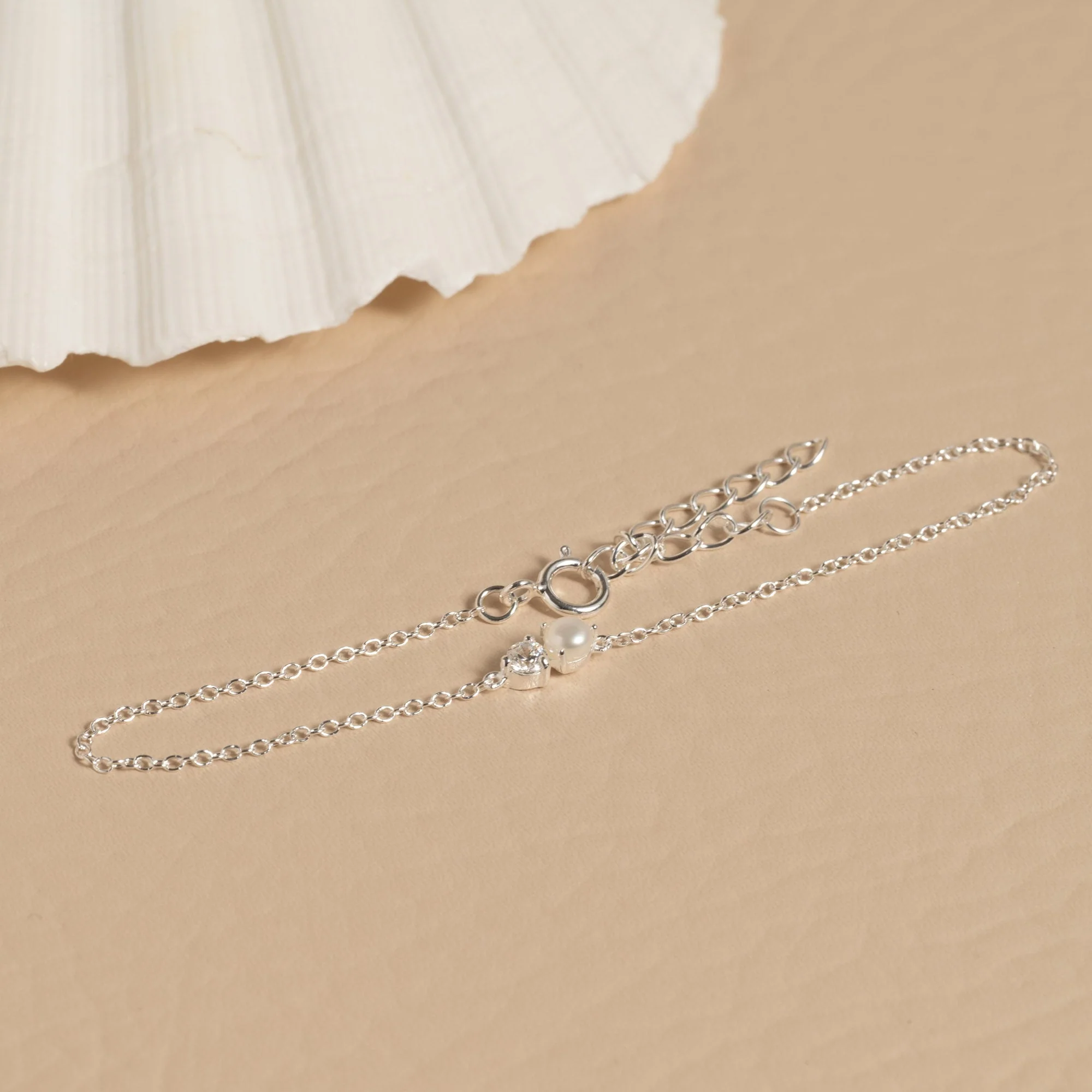 HANNAH PEARL SILVER BRACELET - Image 4