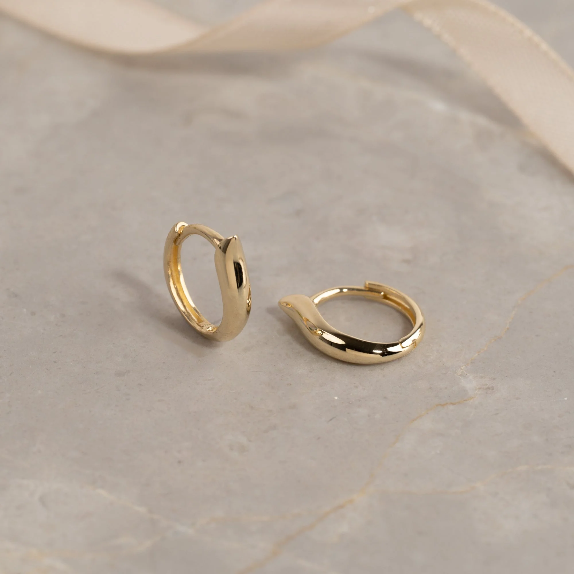 HARPER SOLID GOLD CREOL EARRING