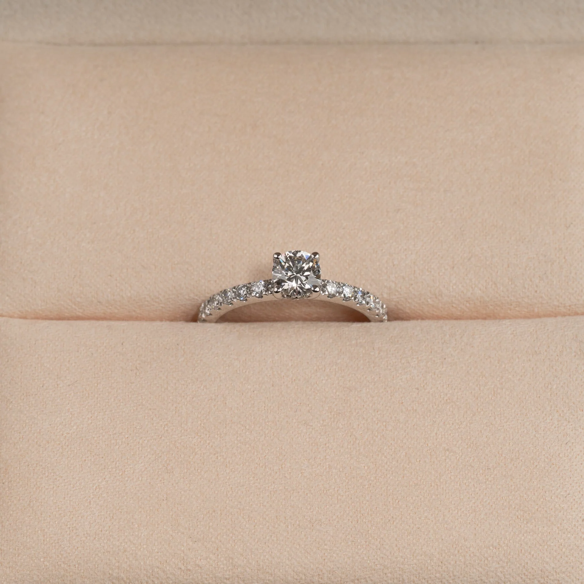 HIDDEN-HALO ALLIANCE LAB-DIAMOND RING - 0.8ct - WG - Image 5