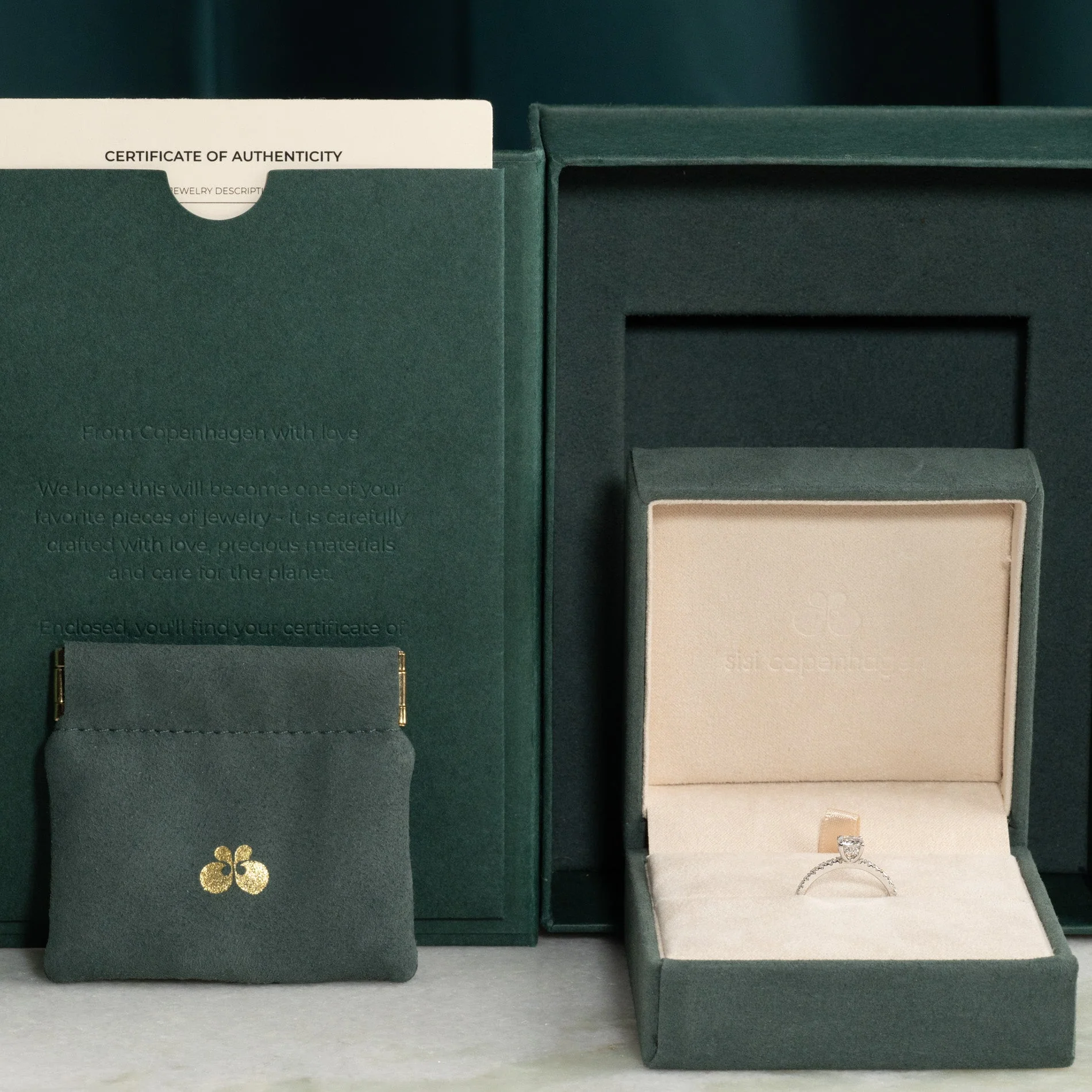 HIDDEN-HALO ALLIANCE LAB-DIAMOND RING - 1.0ct - WG - Image 11