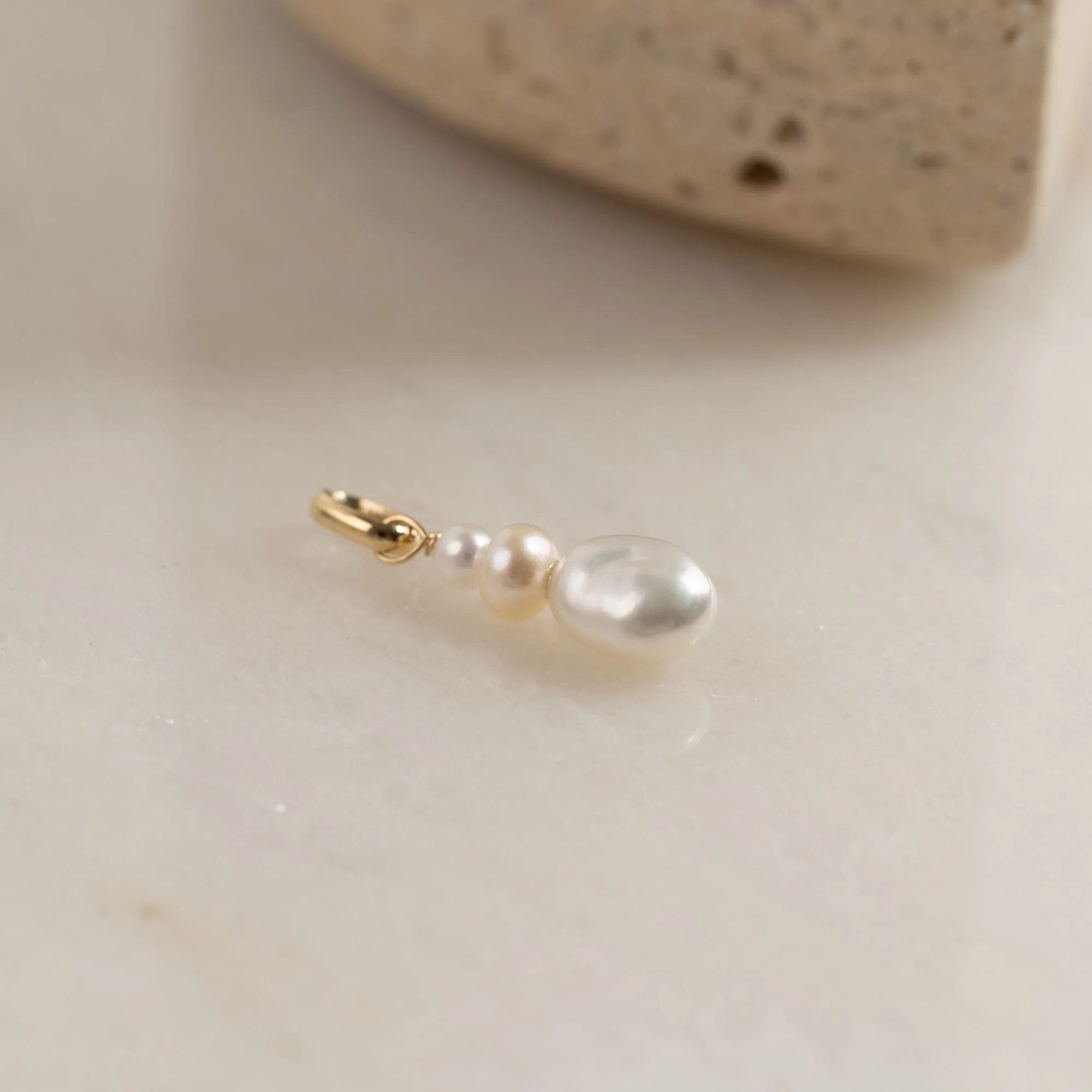 INKA PEARL SOLID GOLD PENDANT - Image 3
