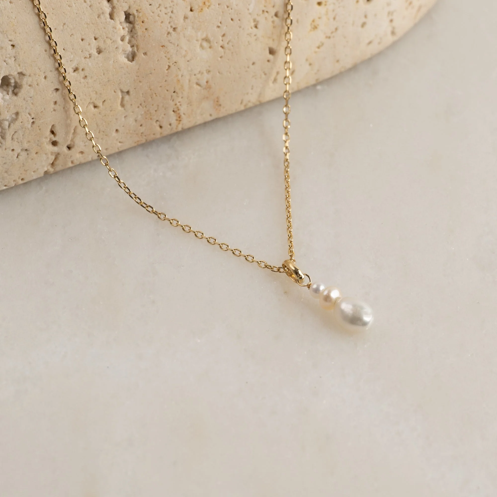 INKA PEARL SOLID GOLD PENDANT - Image 5