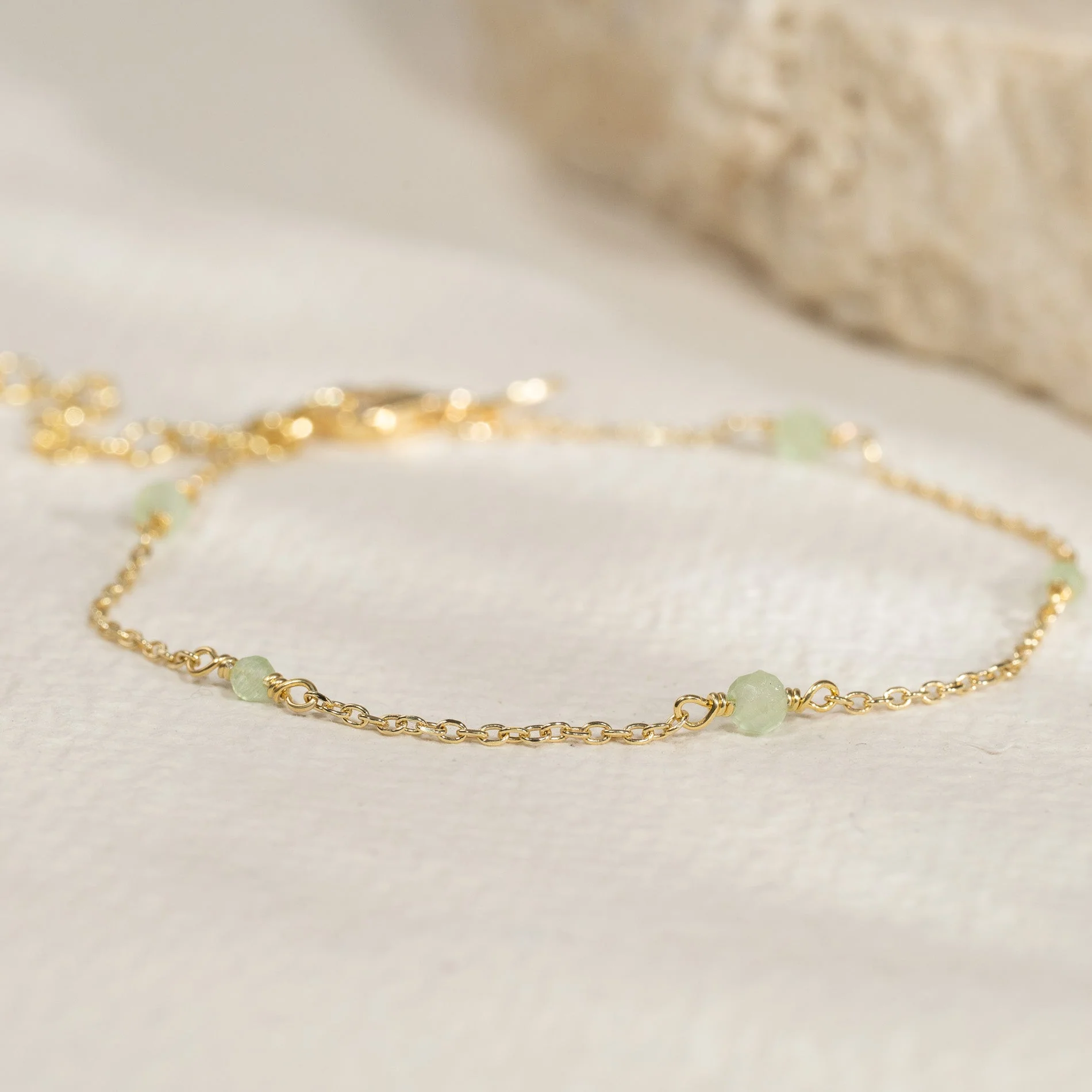 ISABELLA GREEN JADE GOLDEN BRACELET - Image 3