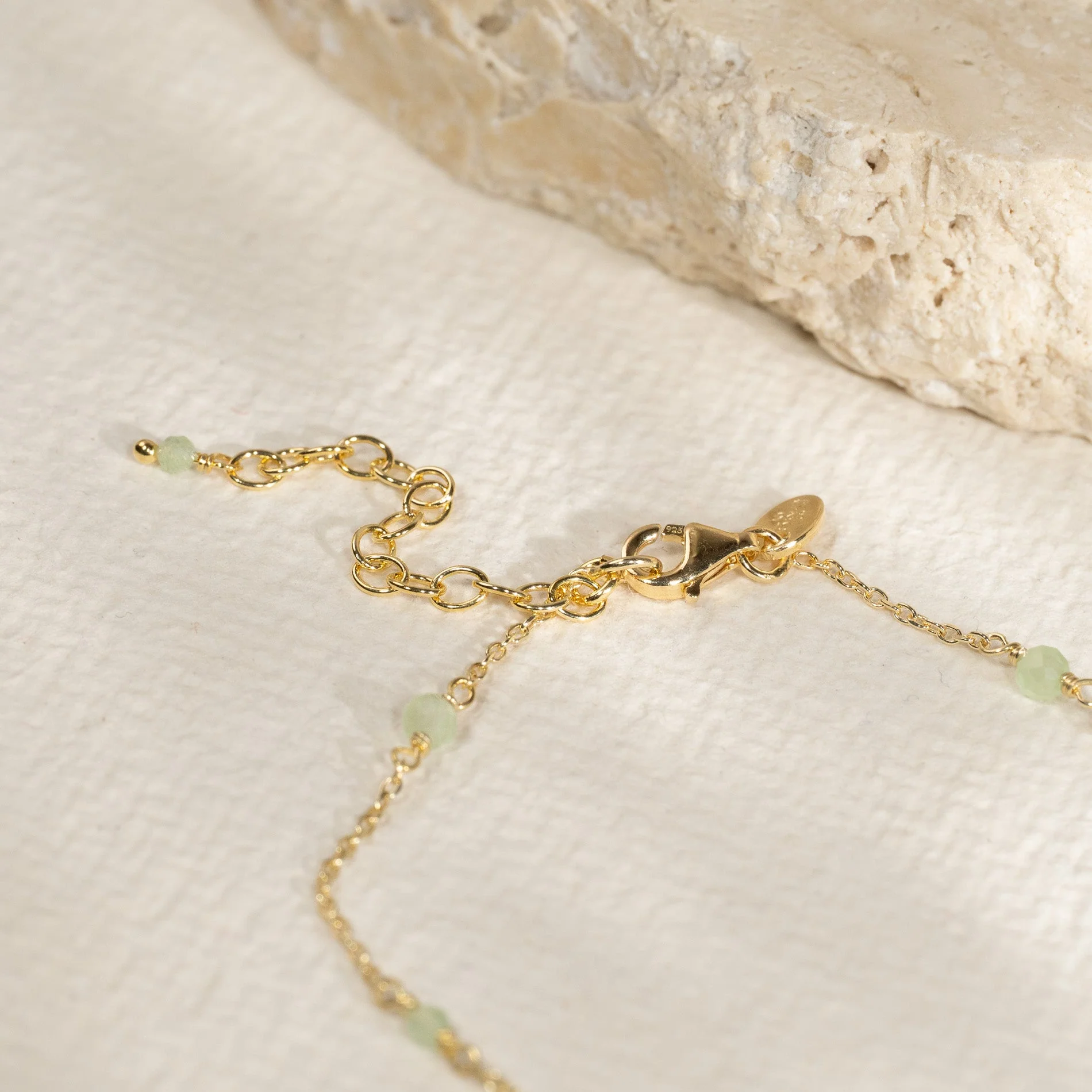 ISABELLA GREEN JADE GOLDEN BRACELET - Image 5