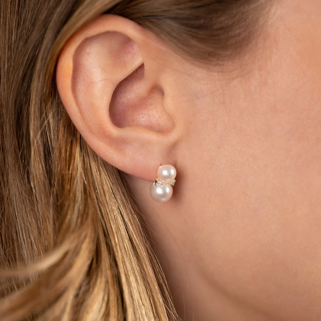 KELLY PEARL SILVER EARRING - Image 2