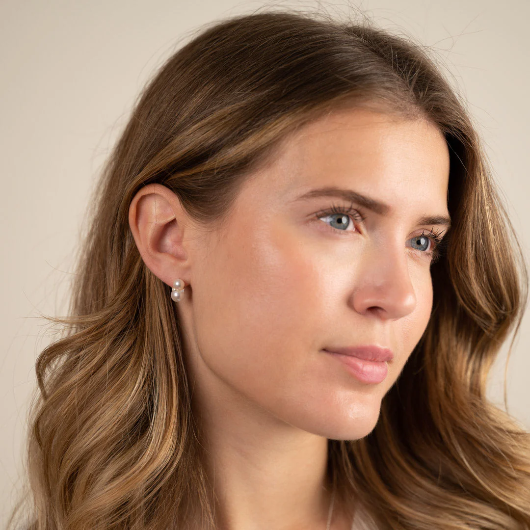 KELLY PEARL SILVER EARRING - Image 6