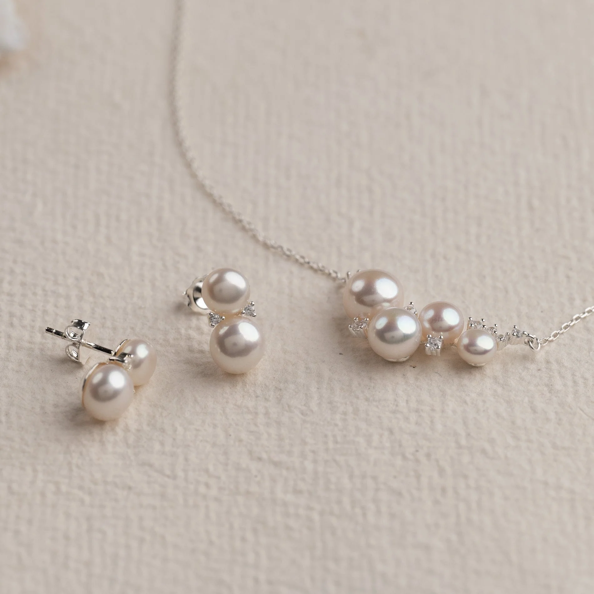 KELLY PEARL SILVER NECKLACE - Image 8