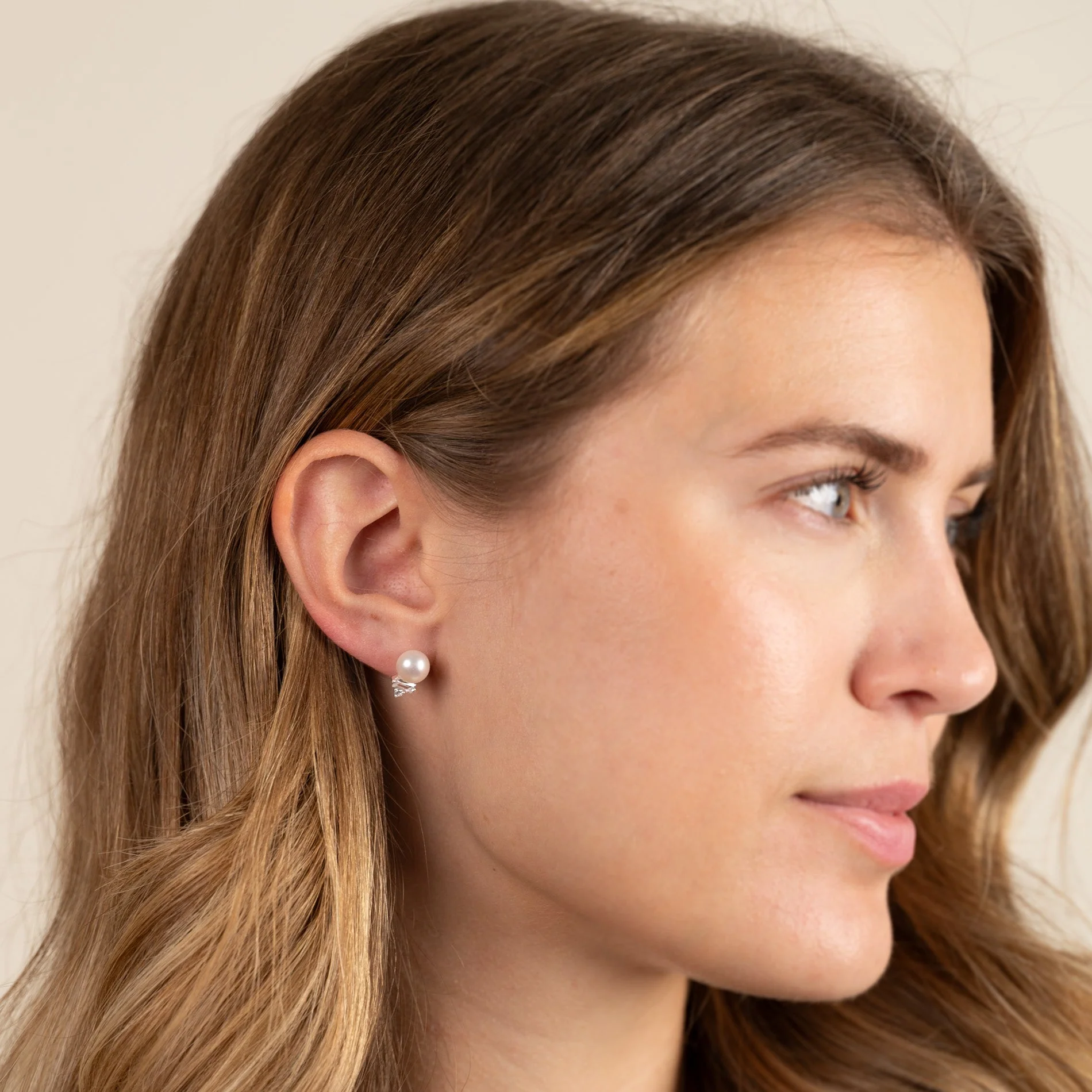 KIRSTIN PEARL SILVER EARRING - Image 7