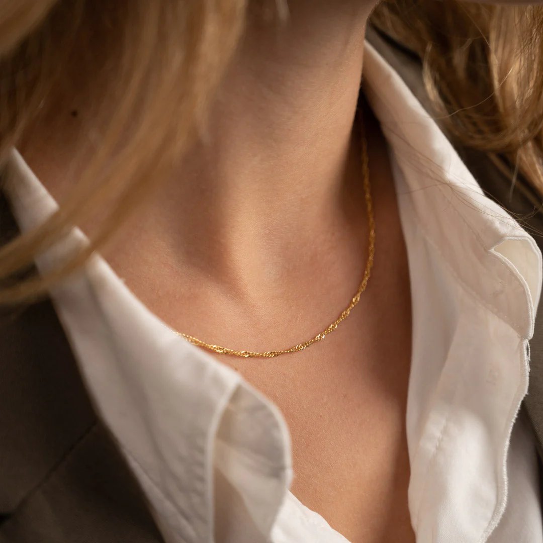 LEONORA SOLID GOLD CHAIN - Image 5