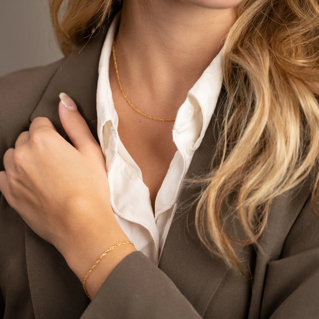 LEONORA SOLID GOLD CHAIN - Image 7