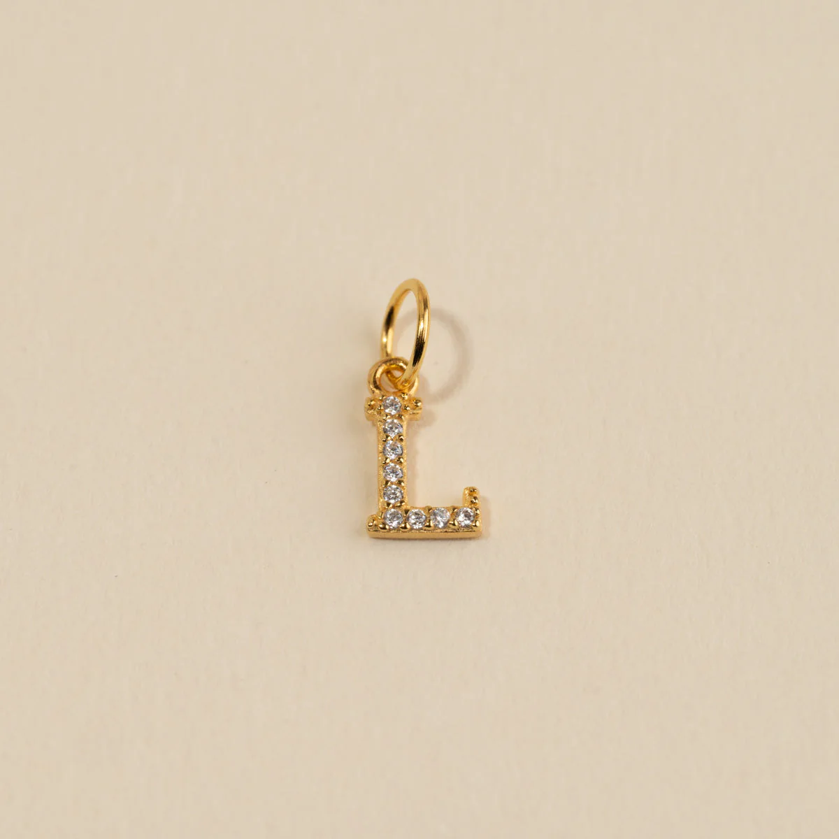 LETTER CRYSTAL GOLDEN PENDANT - Image 14