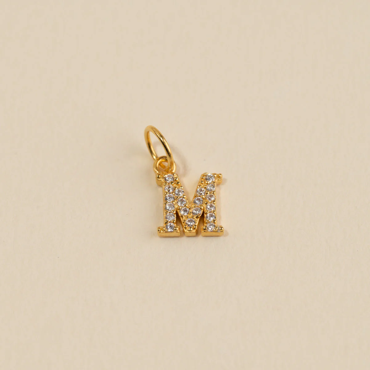 LETTER CRYSTAL GOLDEN PENDANT - Image 15