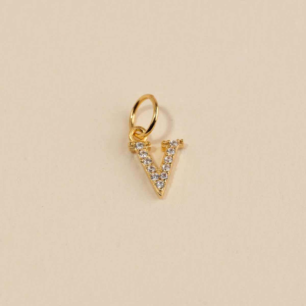 LETTER CRYSTAL GOLDEN PENDANT - Image 24