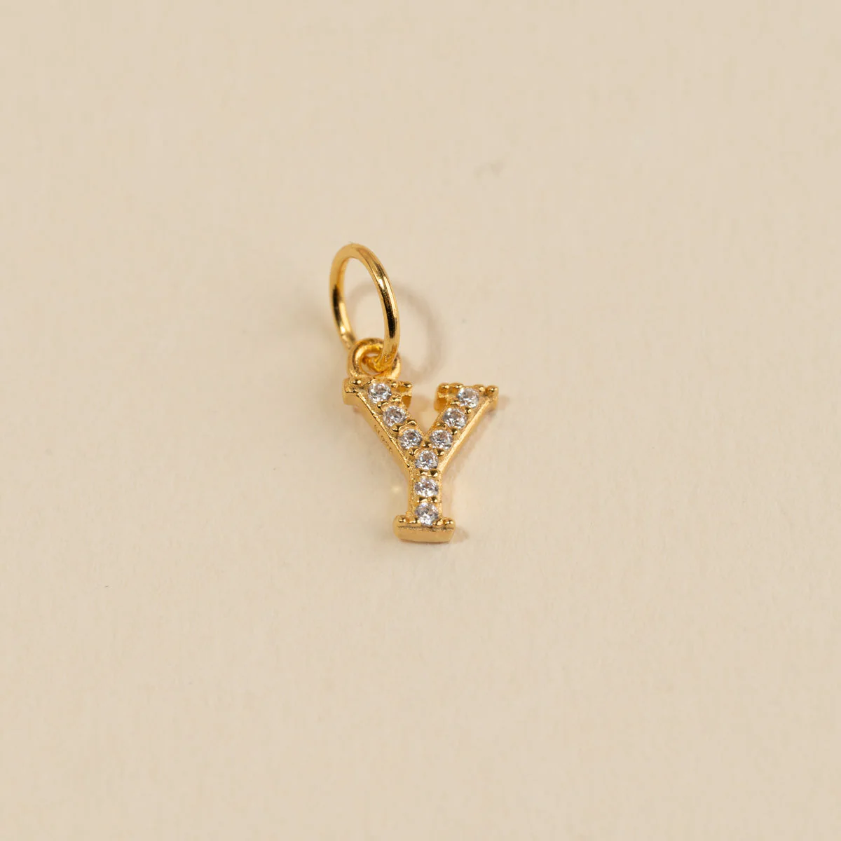 LETTER CRYSTAL GOLDEN PENDANT - Image 27