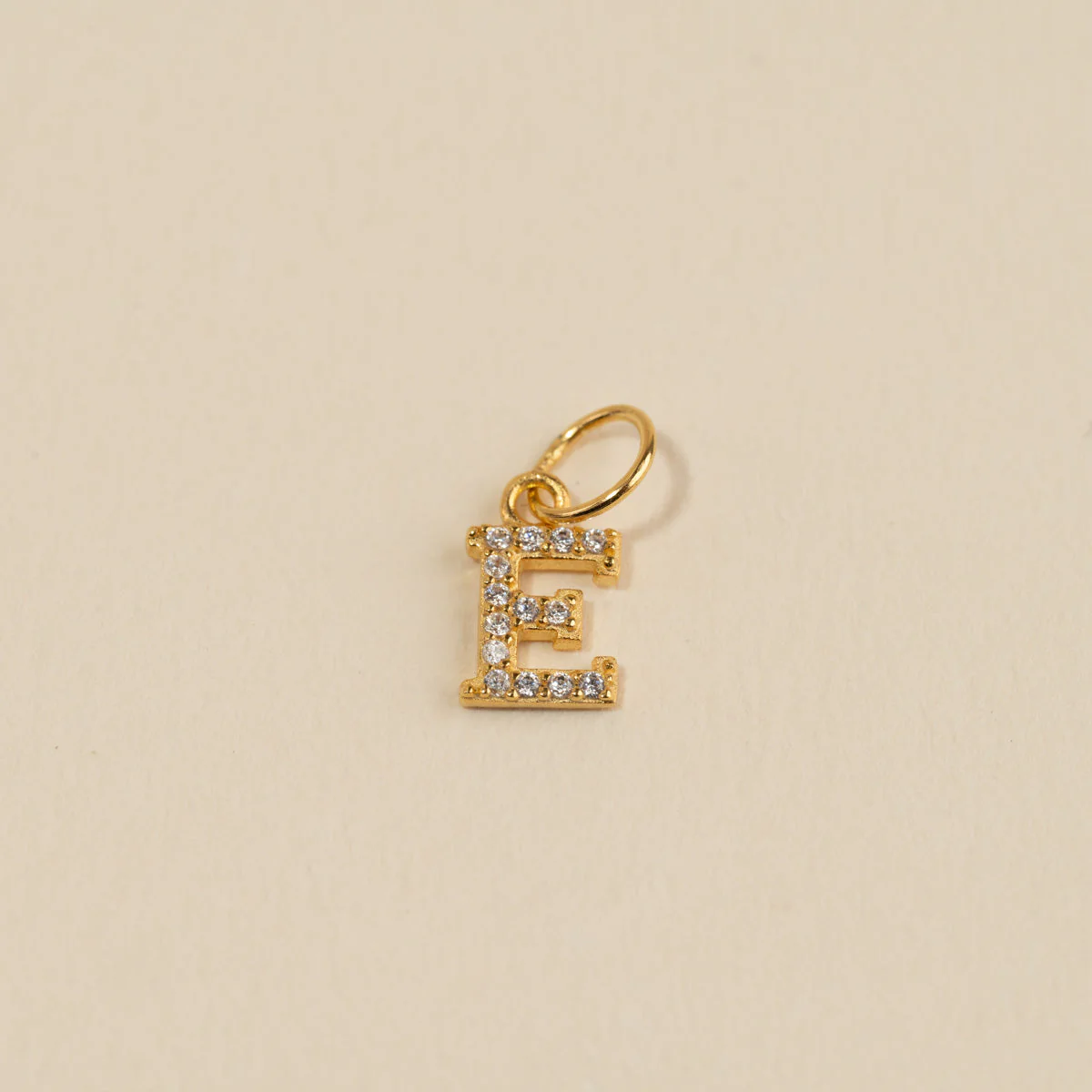 LETTER CRYSTAL GOLDEN PENDANT - Image 7