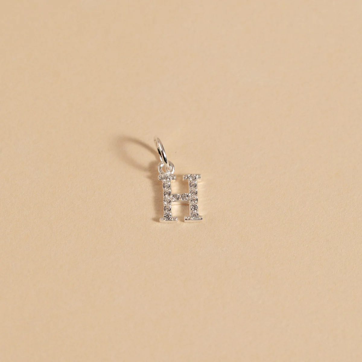 LETTER CRYSTAL SILVER PENDANT - Image 10