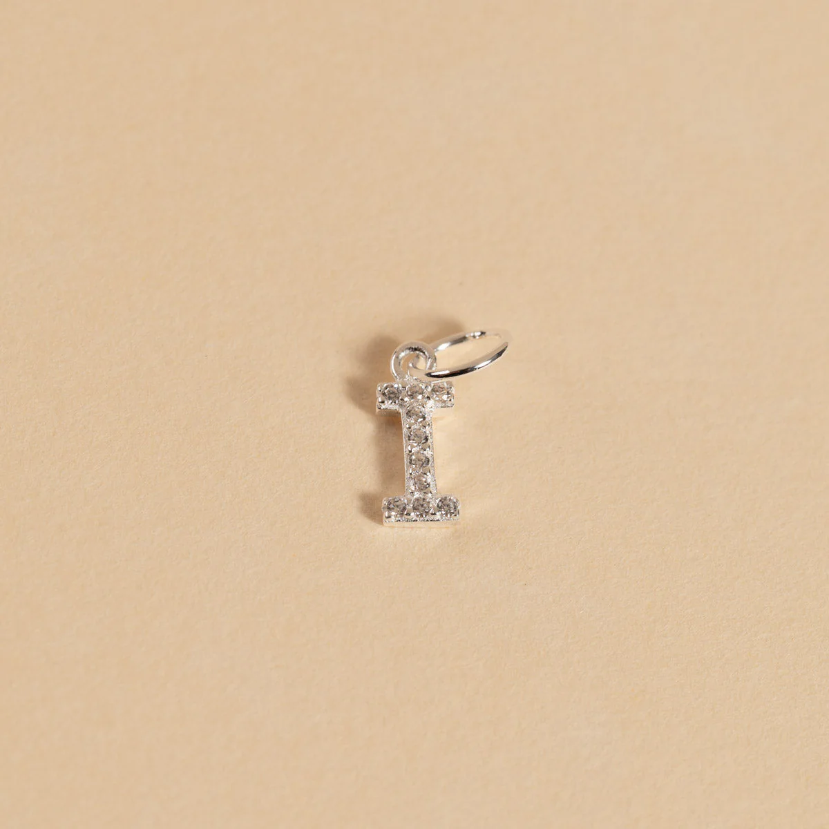 LETTER CRYSTAL SILVER PENDANT - Image 11