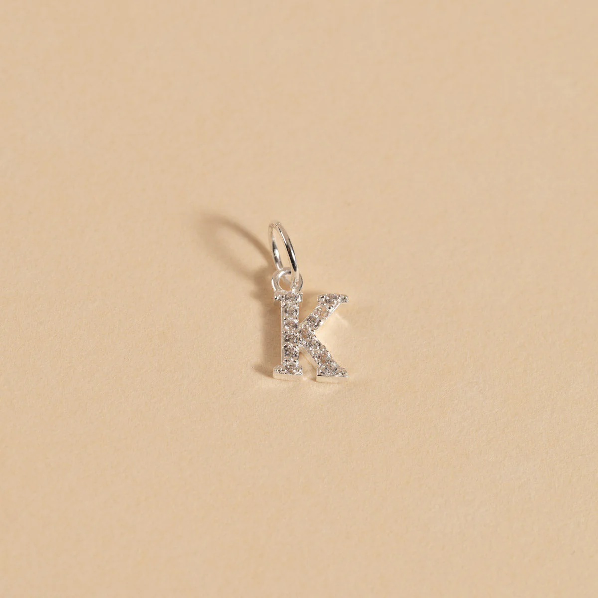 LETTER CRYSTAL SILVER PENDANT - Image 13