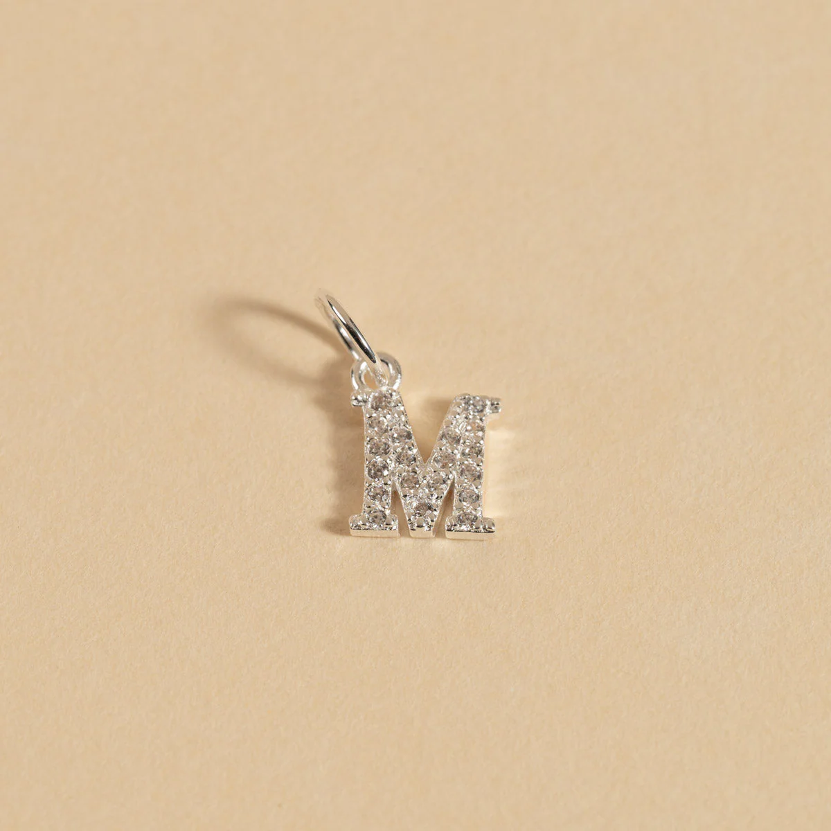LETTER CRYSTAL SILVER PENDANT - Image 15