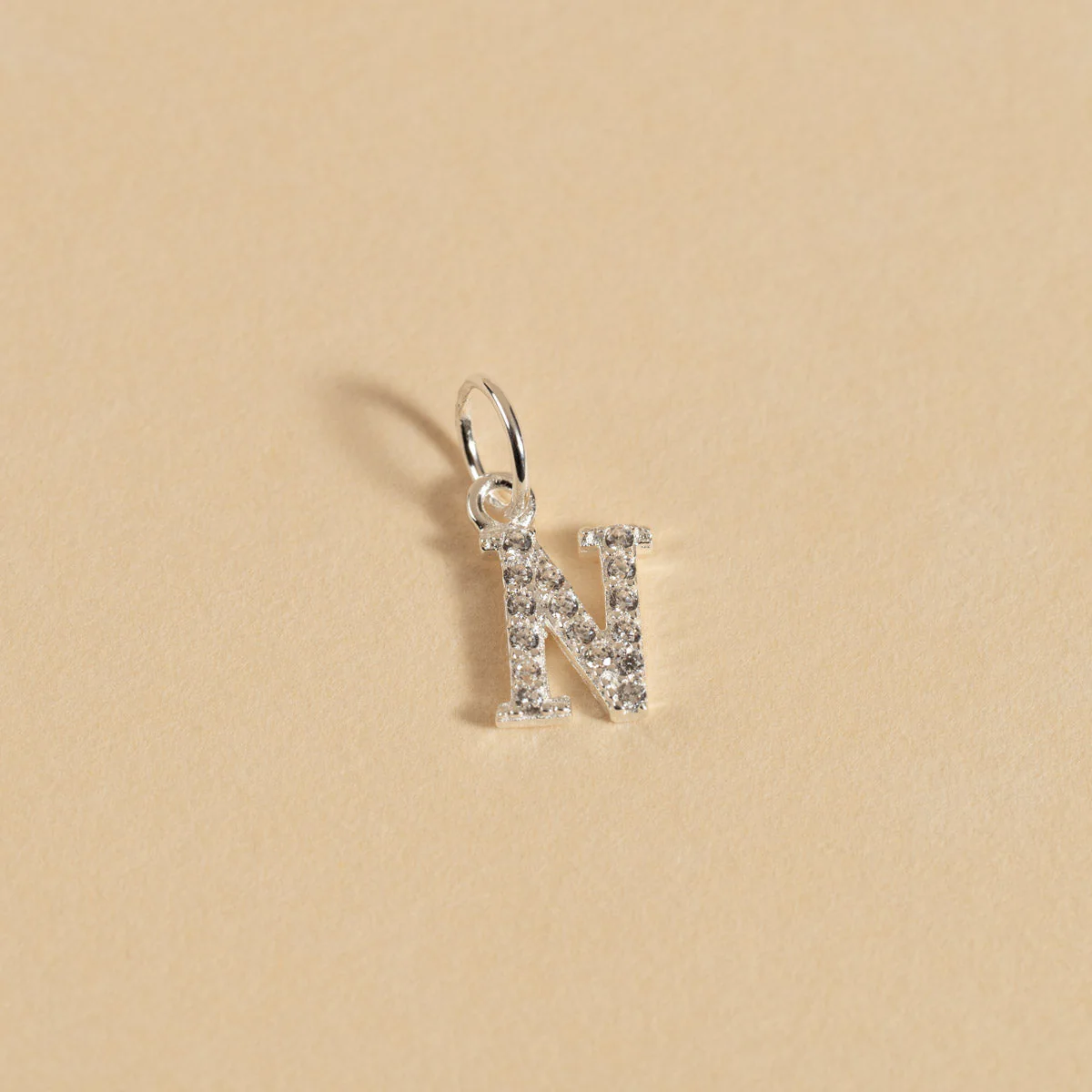 LETTER CRYSTAL SILVER PENDANT - Image 16