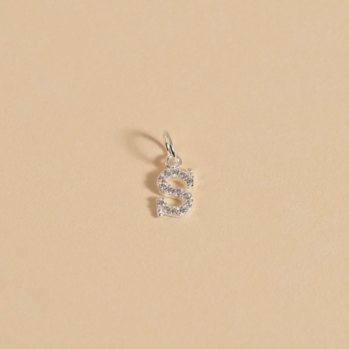 LETTER CRYSTAL SILVER PENDANT - Image 20