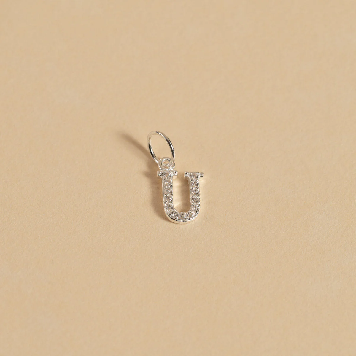 LETTER CRYSTAL SILVER PENDANT - Image 22