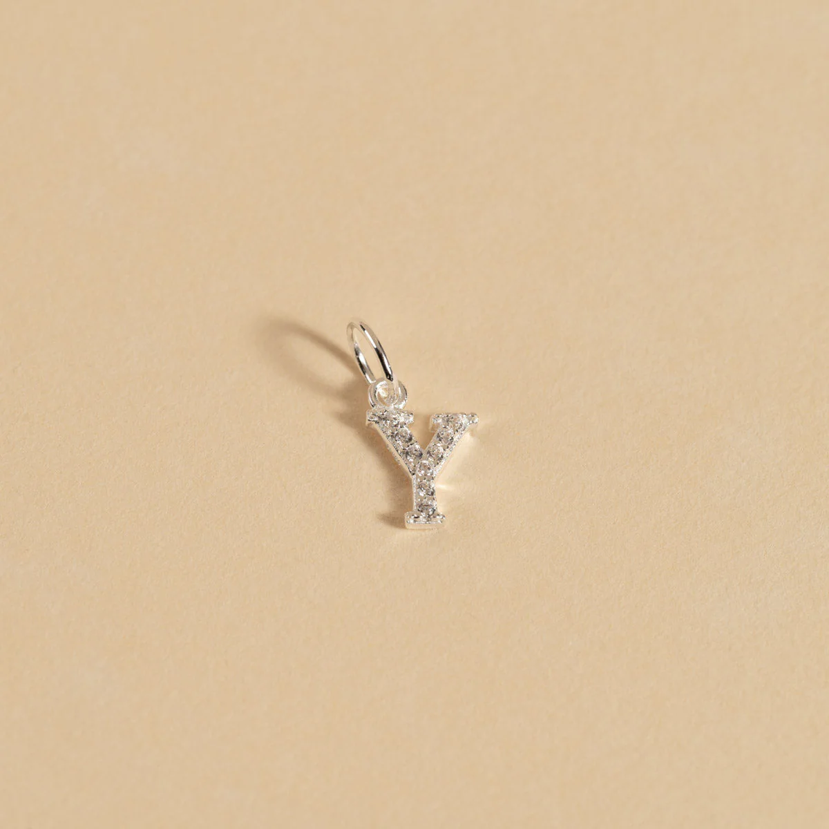 LETTER CRYSTAL SILVER PENDANT - Image 26