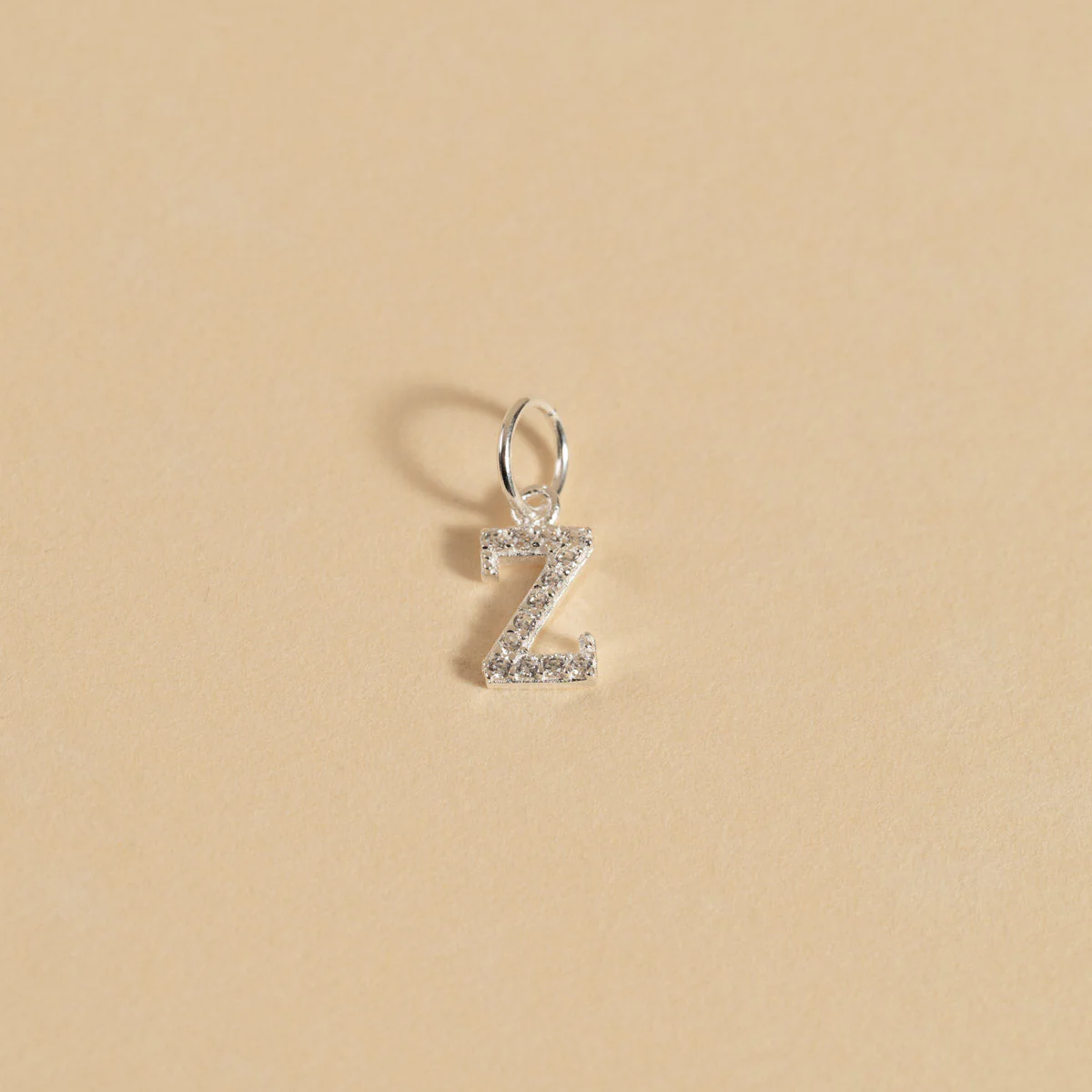 LETTER CRYSTAL SILVER PENDANT - Image 27