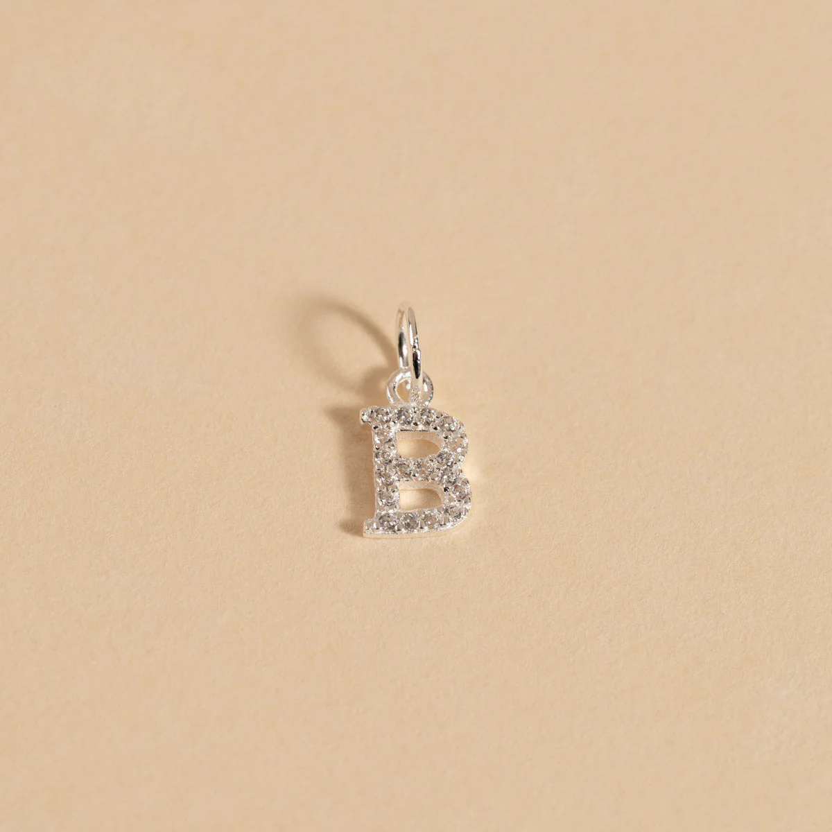 LETTER CRYSTAL SILVER PENDANT - Image 4