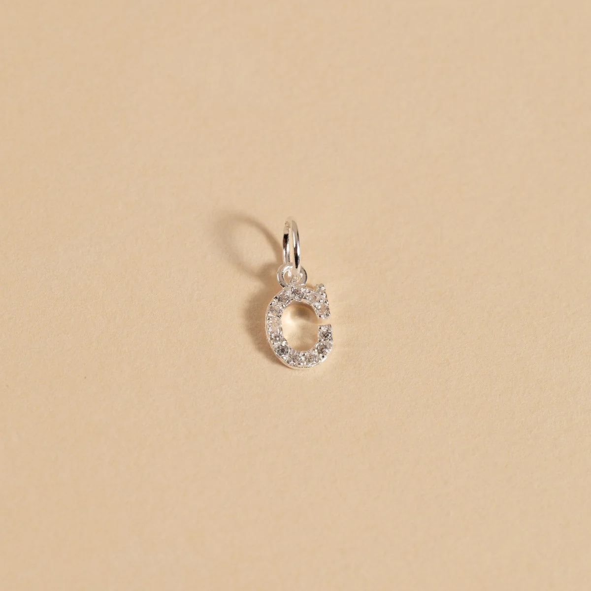 LETTER CRYSTAL SILVER PENDANT - Image 5