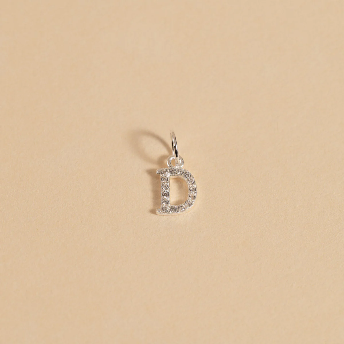 LETTER CRYSTAL SILVER PENDANT - Image 6