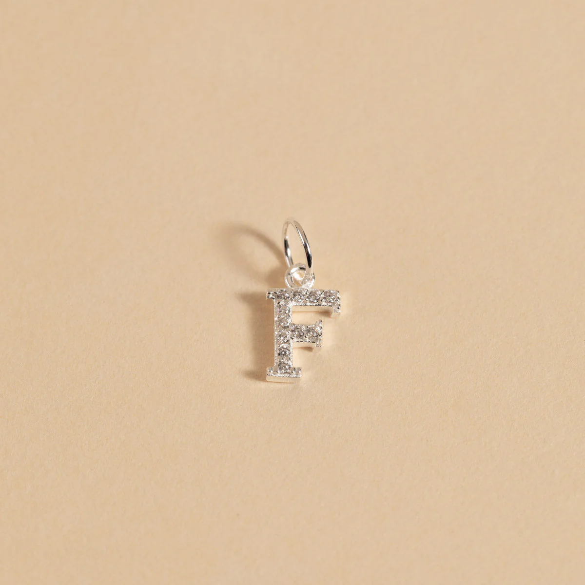 LETTER CRYSTAL SILVER PENDANT - Image 8