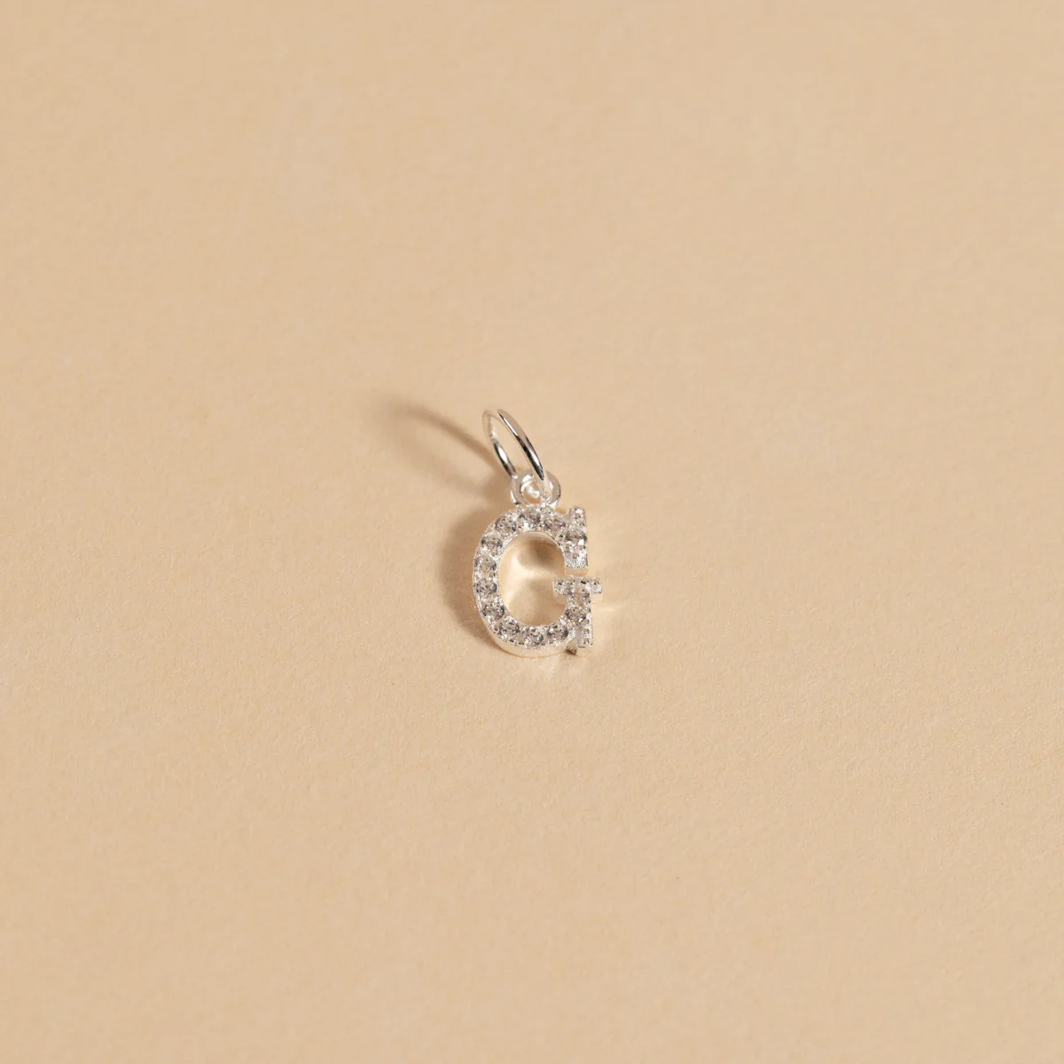 LETTER CRYSTAL SILVER PENDANT - Image 9