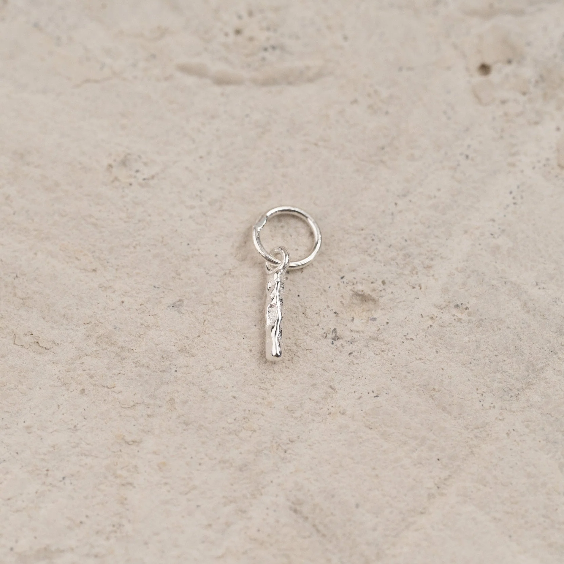 LETTER MOLTEN SILVER PENDANT - Image 10