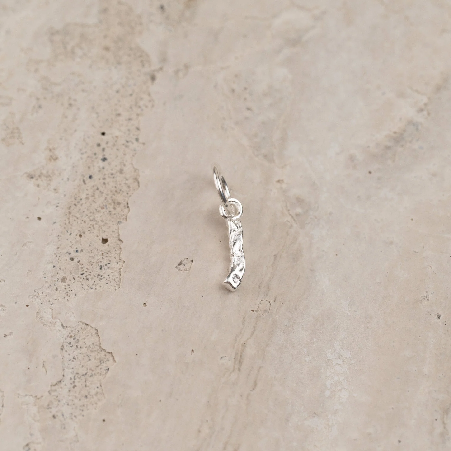 LETTER MOLTEN SILVER PENDANT - Image 11