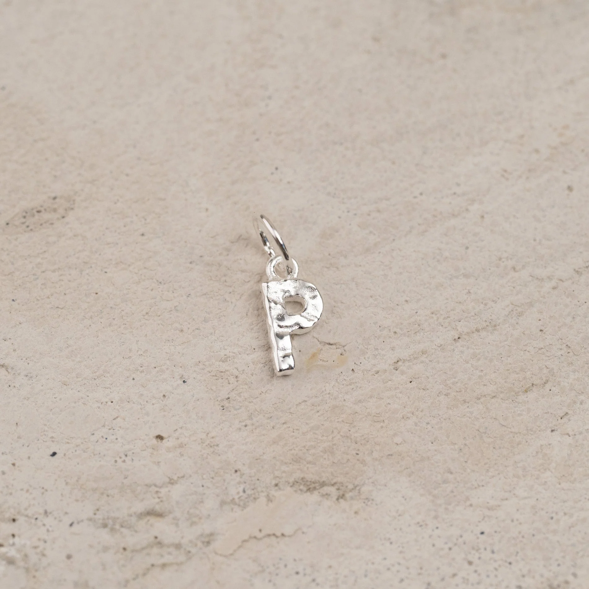 LETTER MOLTEN SILVER PENDANT - Image 17