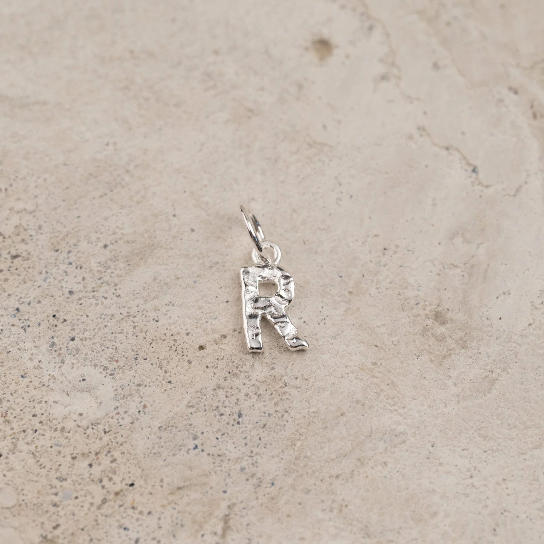 LETTER MOLTEN SILVER PENDANT - Image 18