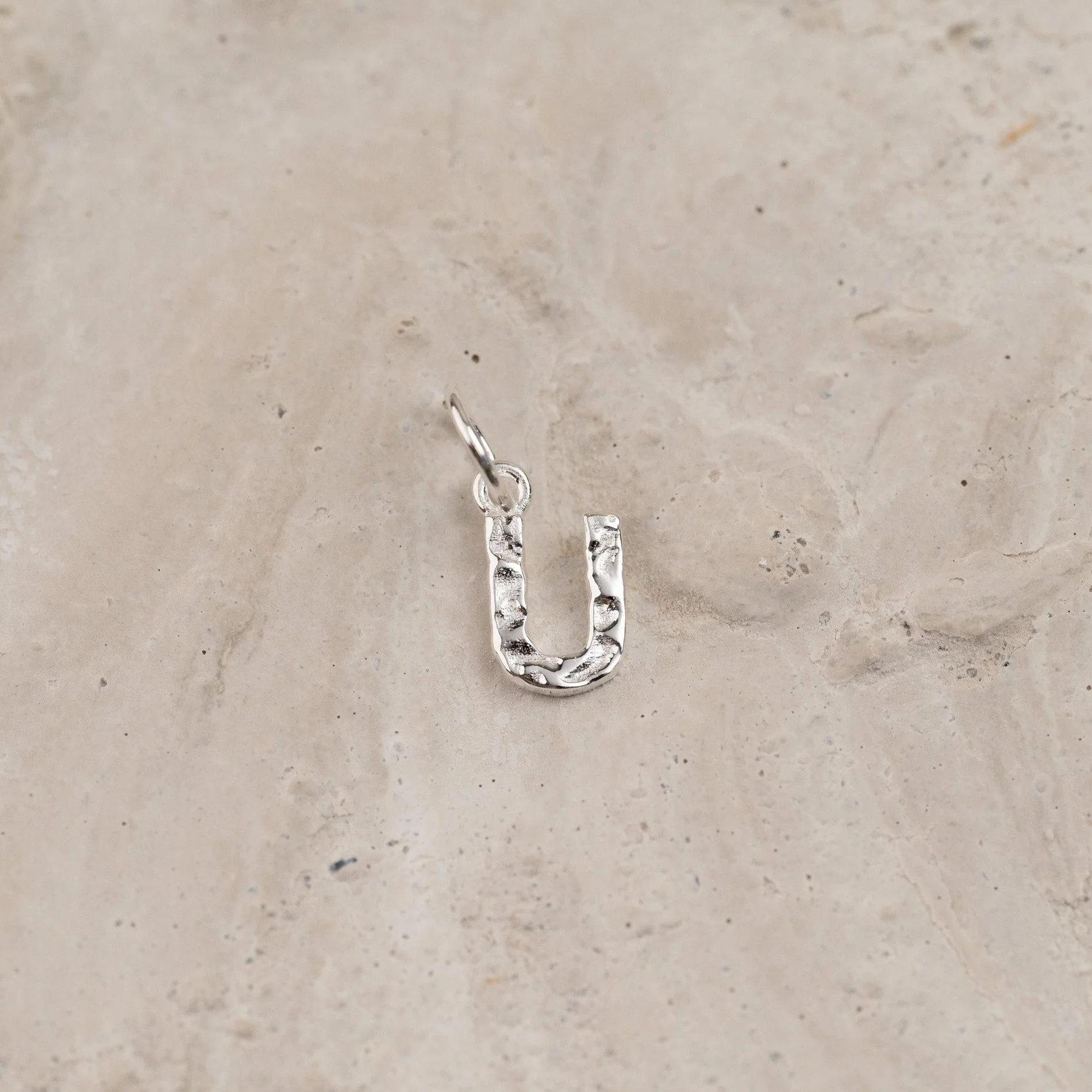 LETTER MOLTEN SILVER PENDANT - Image 21