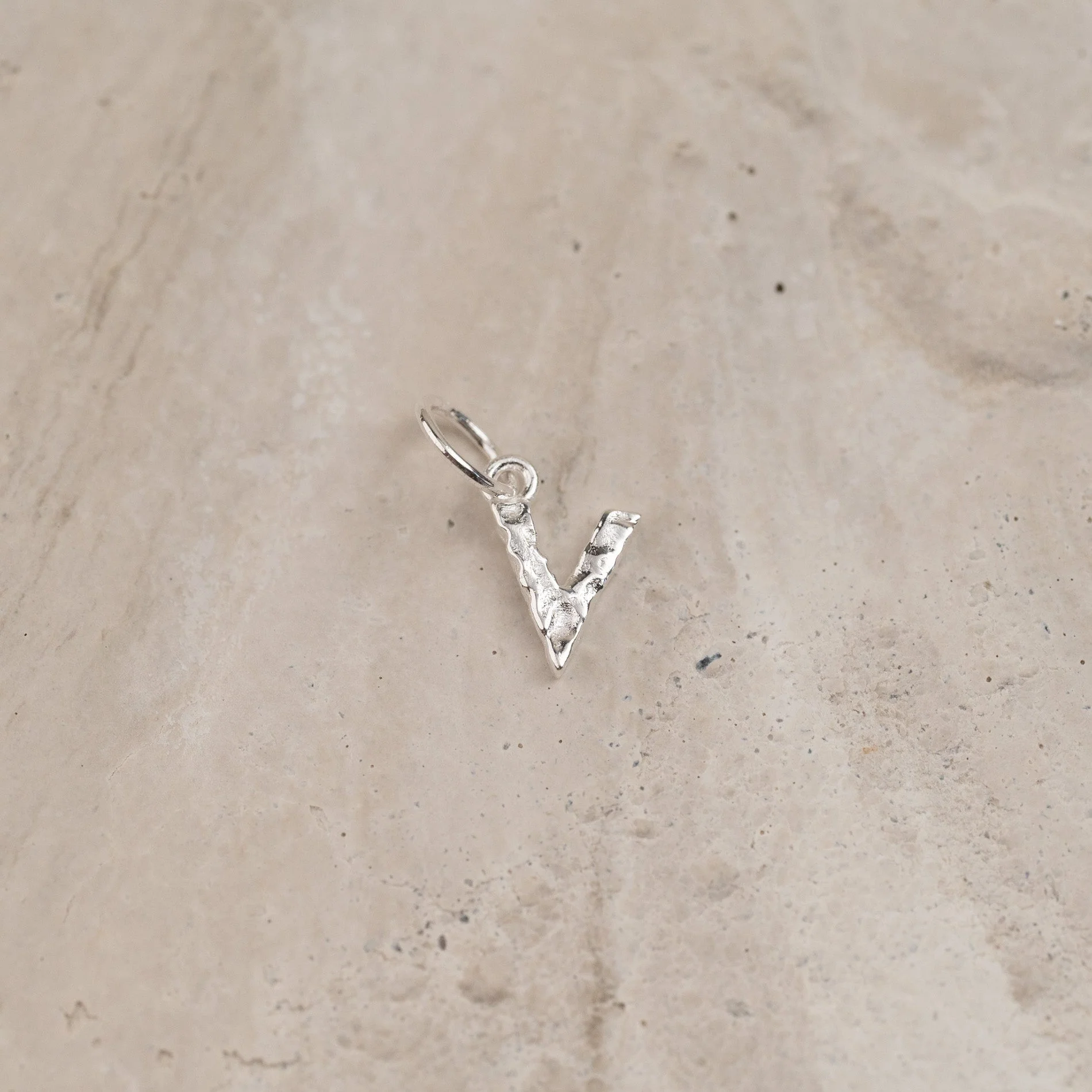 LETTER MOLTEN SILVER PENDANT - Image 22