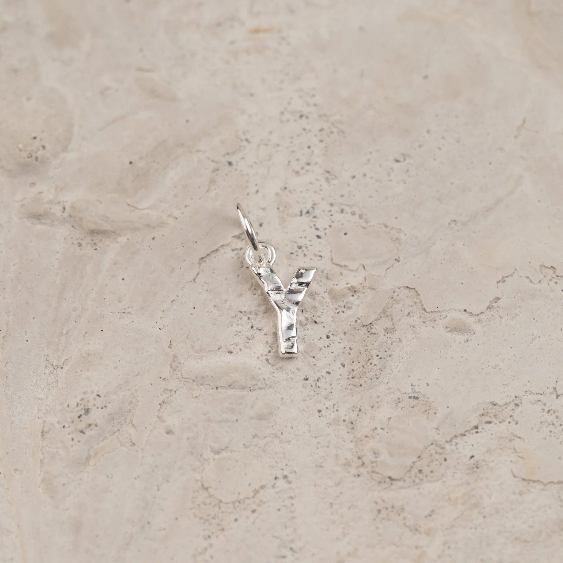 LETTER MOLTEN SILVER PENDANT - Image 25