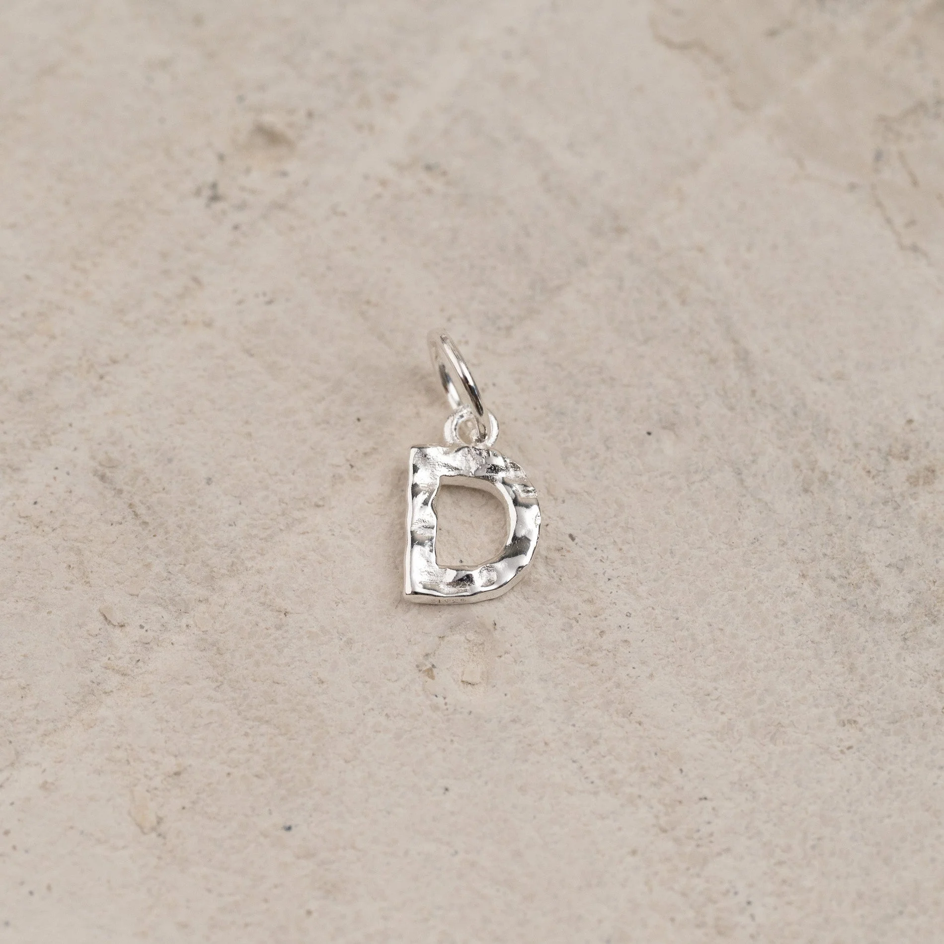 LETTER MOLTEN SILVER PENDANT - Image 5